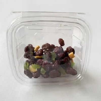 Food Grade Clear Packing Fruit Salad Box Cake Clamshell Container