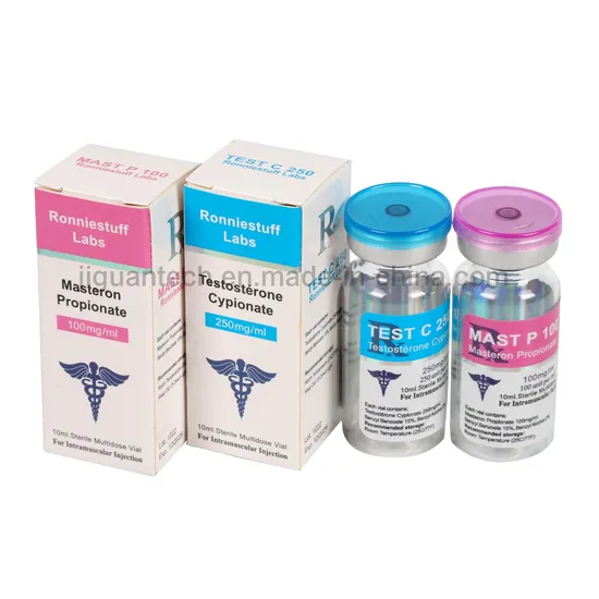 Free Design OEM Pharm Medical Gold Silver Hot Foil Embossing UV 2ml 5ml 10ml 20ml 50ml Hologram Steroid Drug Injection Oral Tub Vial Labels and Boxes