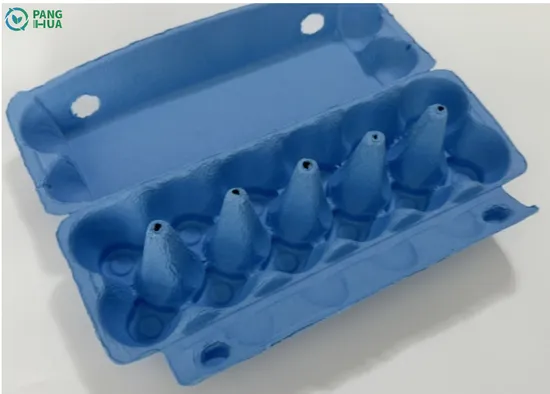 Disposable Biodegradable Colored Paper Pulp 12 Cells Egg Packaging Tray Egg Box Egg Carton
