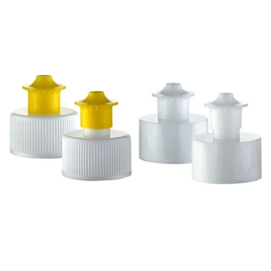 New Design Plastic Packaging 28/410 PP Plastic Water Bottle Push Pull Cap