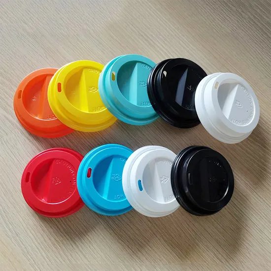 Hot Sale Plastic Cup Cover Paper Cup Lid Colourful PS Lids