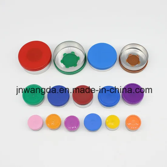 GMP Certified 13mm 20mm 32mm Flip off Caps Aluminum Caps for Pharma Glass Vial