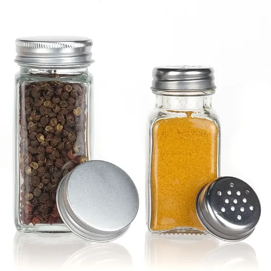 Amazon Glass Spice Jars 4oz Empty Spice Bottles with Bamboo Lid