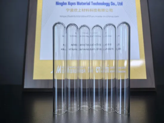 100% Factory Supply Medical Pet Test Tube with Size 16X100mm
