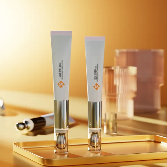 Environmentally Friendly 30ml Massaging Metal Ball Plastic Tube