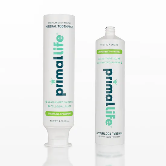 Toothpaste Tube, Flexible Plastic Squeeze Cosmetic Tube for Lotion/Cream/Sunscreen with PCR/Sugarcane/Bio-Degradable Material, Abl/Pbl Laminated Tube