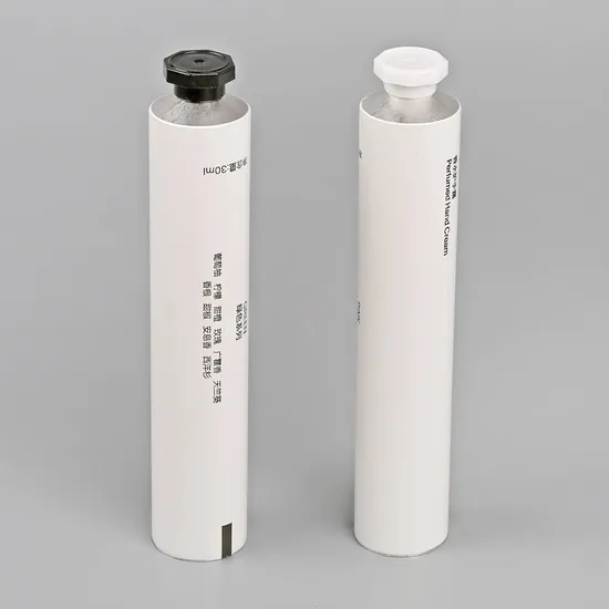 High Class Custom Logo Aluminum Collapsible Tube for Packing Cosmetic Lotion