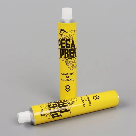 Pharmaceutical Tube Package Gel Medicine Aluminum Collapsible Tube Package for Family Emergency/ D22mm 25g with Plastic Screw Cap