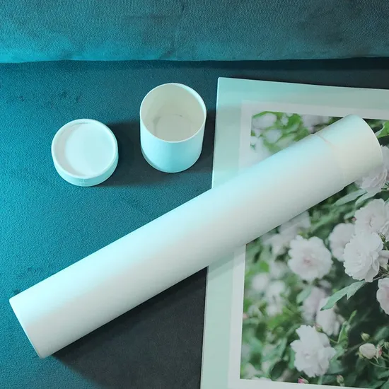 2024 Custom Logo Long Paper Tube Shipping Box for Posters, Paintings