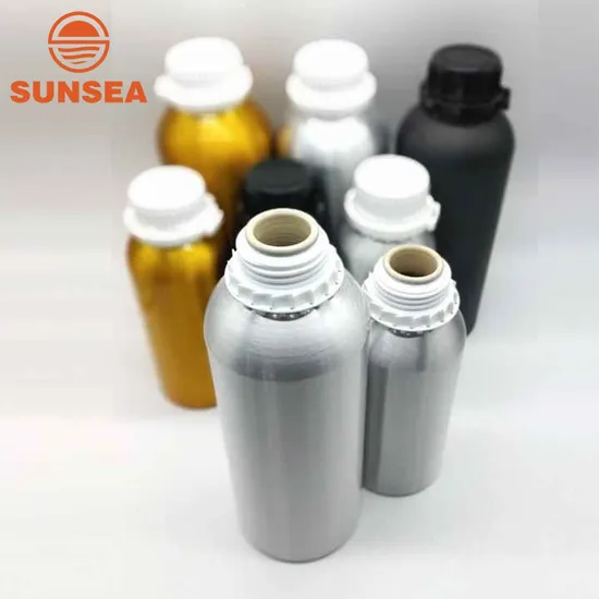 55mm Aluminum Bottle with Silkscreen Printing and Tamper Evident Cap