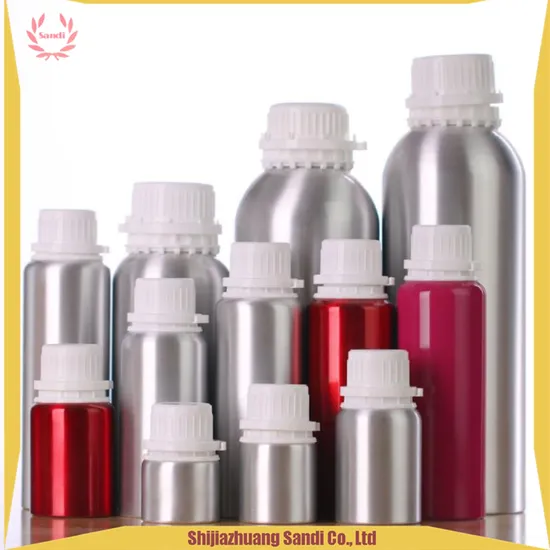 50ml 100ml 200ml Metal Bottle Wholesale Aluminum Essential Oil Bottle with Childproof Cap