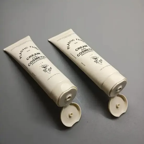 30ml 100ml 150ml Custom PCR Plastic Tube with Flip Cap for Skincare