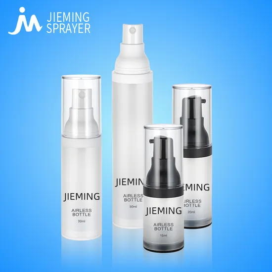 New 15ml 20ml 30ml 50ml Serum Airless Pump Bottle White PP Face Cream Foundation Vacuum Cosmetic Bottles