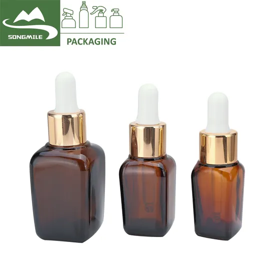 Amber Color Glass Bottles for Essential Oil
