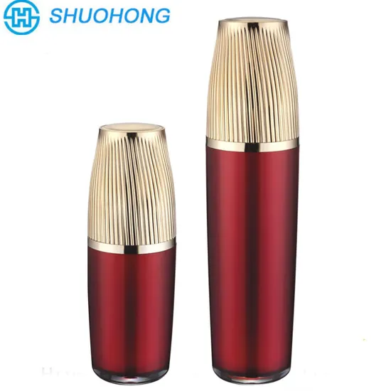 Acrylic Bottle Black Color 30ml 50ml Ball Shape PMMA Bottle