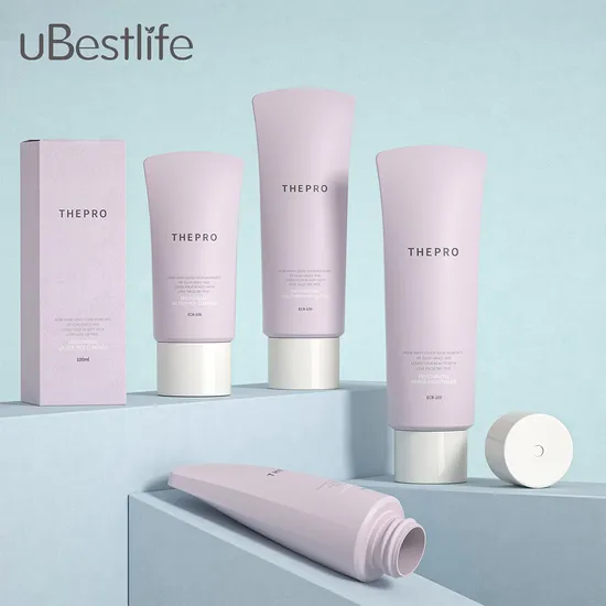 ECR 50ml-200ml Customized PE Packaging Body Care Bottle Skin Care Facial Cleanser Container