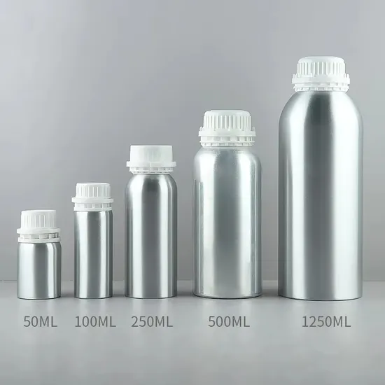 Custom 50ml 100ml 150ml 200ml 250ml 300ml 500ml 500ml 1000ml Essential Oil Engine Oil Paint Aluminum Bottle with Tamperproof Cap