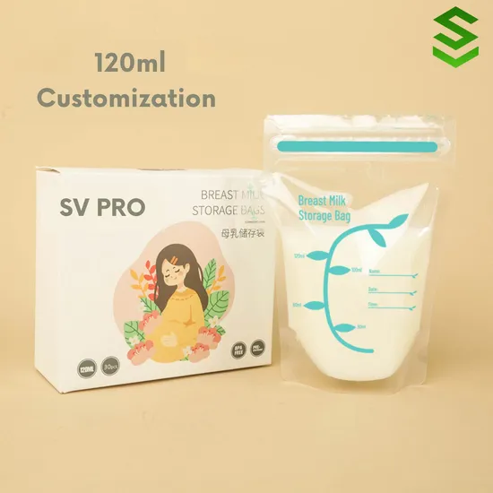 Flexible Packaging Manufacturer Milk Storage Bag Wholesale Breast Milk Bags Leak-Proof Freezer Safe Breast Milk Storage Bags