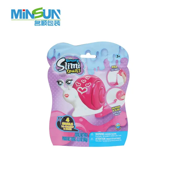 Customized Plastic Packaging Bag for Special-Shaped Standing up Aluminized Toys