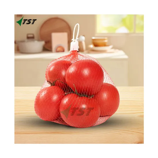 Different Colors Mini Mesh Bags for Onion Wholesale Cheap Price Custom Size PE Mini Mesh Bag for Packing Egg Garlic