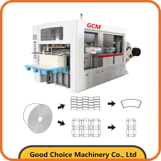 Automatic Industrial Hydraulic Roll Paper Embossing Creasing Die Cutting Machine for Cup Box Plate