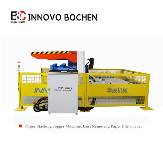 Automatic Paper Pile Turner Jogging Aligning Machine with Dust Removing