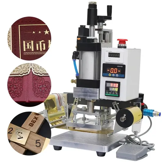 Hot Stamping Machine Leather Logo Embossing Hot Stamping Machine for Logos and Letters