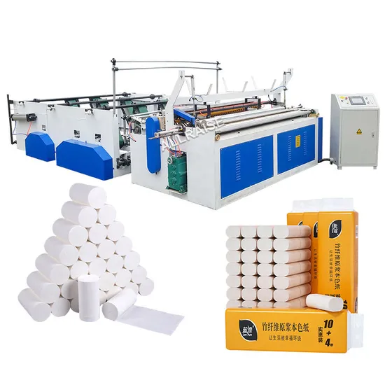 Automatic Toilet Paper Machine Maker Toilet Tissue Paper Making Machine Toilet Paper Cutting Machine