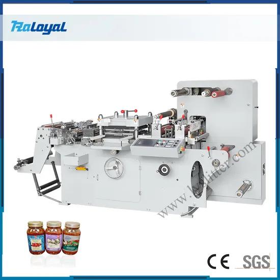 Automatic Medium Speed Flat Bed Label Bottle Label Die Cutting Machinery