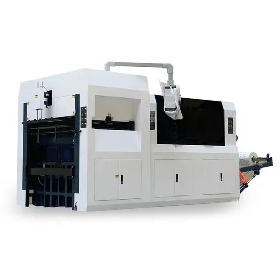 Hydraulic Automatic Roll to Paper Cup Fan Die Cutting Press Machine