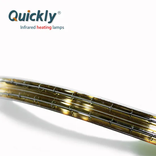 Quartz Double Tube Infrared Heating Lamp for Printing Machine