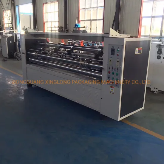 Thin Blade Lead Edge Slitting Creasing Machine