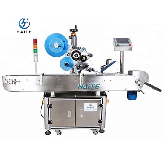 Haite Automatic Wrap Around Square Bottle Samples Vials Transparent Labels Labeling Machine