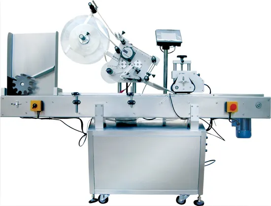Horizontal Adhesive Sticker Automatic Medicine Glass Bottle Packing Labeling Machine