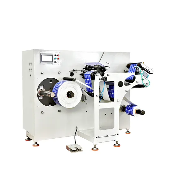 Auto Slitting and Rewinding Narrow Web Slitter Machine for Paper and Film