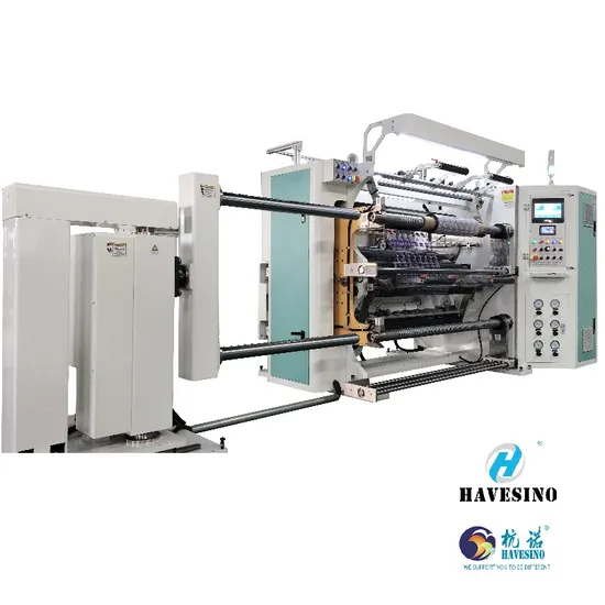 China Factory Wholesale Price New Automatic Cutting BOPP PE PVC Film Foil Paper Fabric Roll Cutter Slit Slitter Rewinder Slitting Rewinding Making Machine