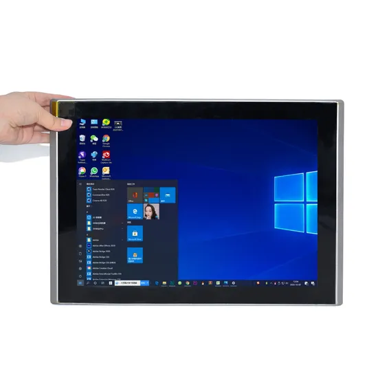 Hystou All in One IP65 2LAN 2COM 4USB ERP Cheap Rugged Tablet Embedded Waterproof I5 I7 Industrial Touch Screen Panel PC