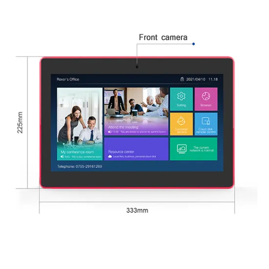 Poe Powered 13.3-Inch Android Tablet for Medical Access Advertising Machine Reading IC Card NFC 2 + 16g Rk32885