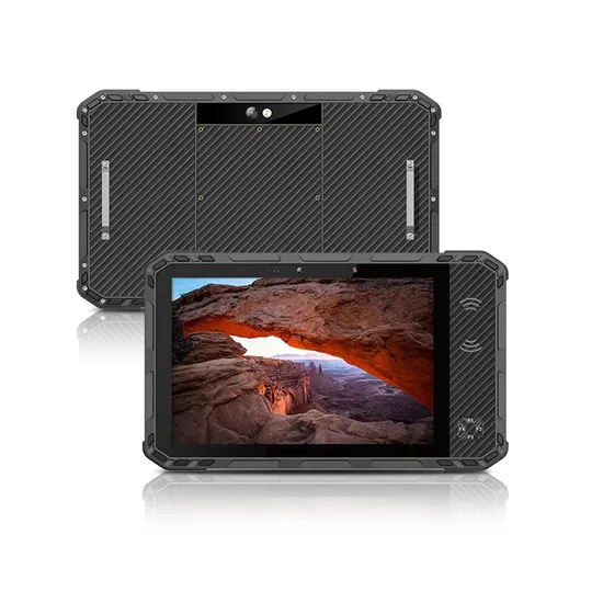 Sunlight Readable 800nits 10000mAh IP68 Waterproof 8 Inch 1280X800 Smart Tablet Android 4G Rugged Tablet PC
