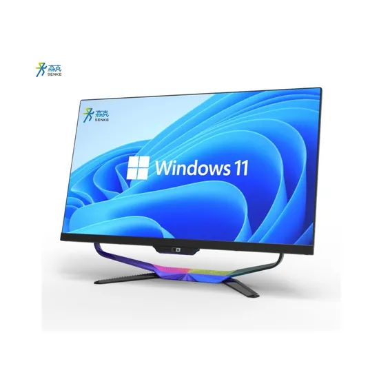 Senke 19" 22" 24" OEM Cheap China Factory Price High Quality I7 Quad-Core Narrow Bezel Desktop PC All in One Computer