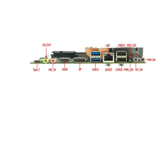 Elsky Small OPS 4K Motherboard Raptor Lake 13th Gen U/P/H Series I3, I5, I7, I9