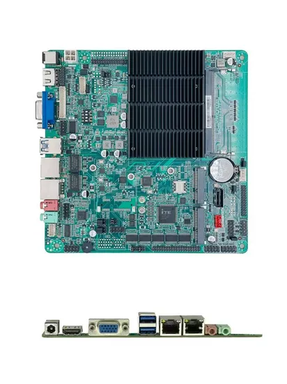 Industrial Mini Itx Embedded Motherboard Dual Gigabit Ethernet + 4G/WiFi Expansion Onboard Emmc Storage Support Win/Linux System