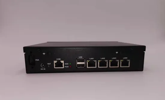 Desktop Fanless Industrial PC 4*I211 Gigabit + Msata Expansion Win10/Ubuntu Support 44mm Slim Design