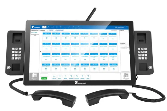 22" Touch Screen IP PBX Telephone Broadcasting System Dispatch Console