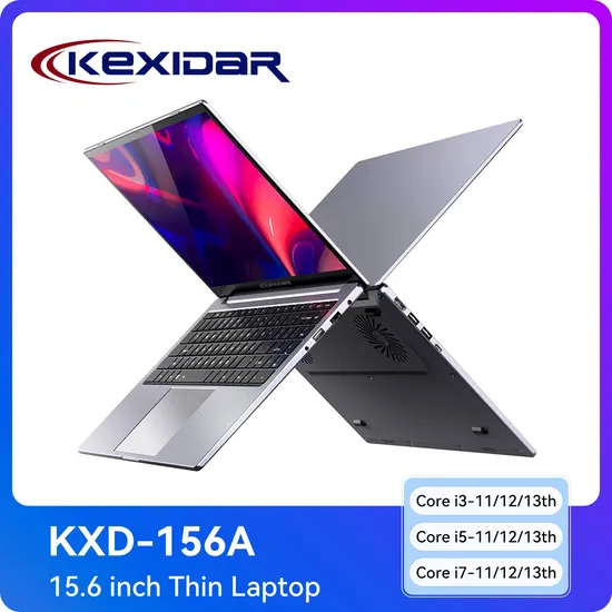 15.6 Inch Laptop Intel Core I3 I5 I7 AMD RAM 8g 16g+128g 256g 512g Wholesale OEM Laptop Notebook Computer