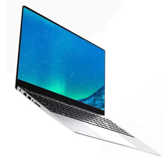 15.6 Inch Laptop Computer 8g RAM 1tb SSD Option Win10 Silver FHD Screen Office Study PC