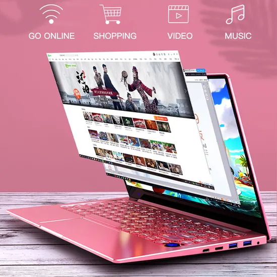 IPS 14 Inch Thin Design Computer Laptops Desktop Mini Laptop