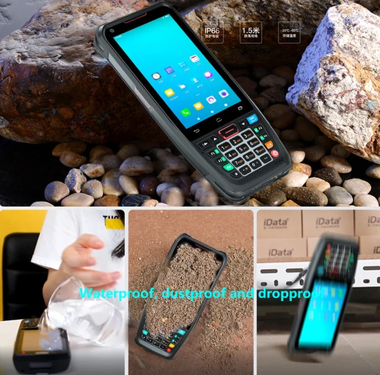 Manufacturer 5g Android 10 Wireless 1d 2D Qr Code Scanner Barcode Scanner Industrial Handheld PDA Mobile Terminal