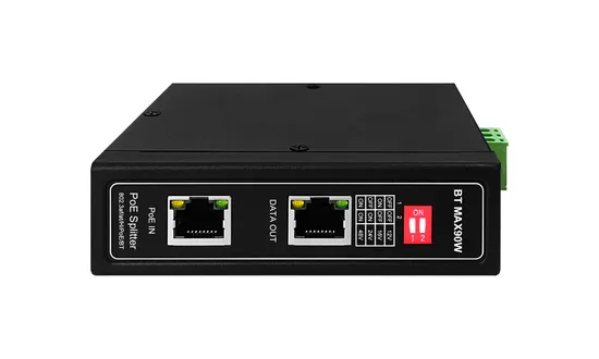 OEM Factory 90W Isolated 802.3af/at/Bt Poe++ Splitter with 12V/16V/24V/48V Selectable