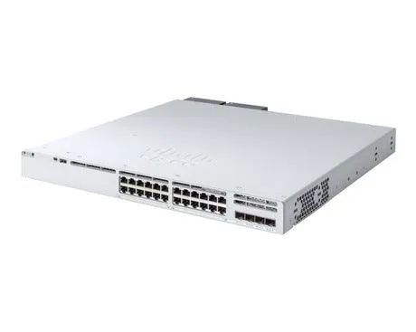C9300L-24t-4G-a Cisco Catalyst 9300 24-Port Fixed Uplinks Data Only, 4X1g Uplinks Access Switch